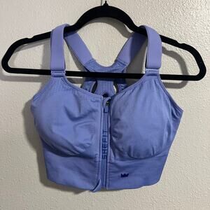 SheFit Purple Periwinkle Low Impact Sports Bra Size 2 Luxe